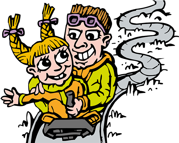 The Toboggan Run Is More Suitable For Sportier Types - Lipno Nad Vltavou (600x465)