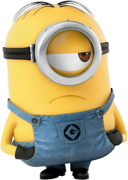 Large Minion Transparent Cartoon Png Image - Awesome Notebook: Notebook / Journal / Diary; Lined (429x600)
