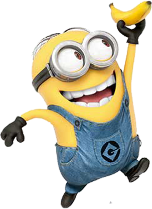 Minions Png Imagens Para Photoshop - Despicable Me 2 - Banana (303x416)
