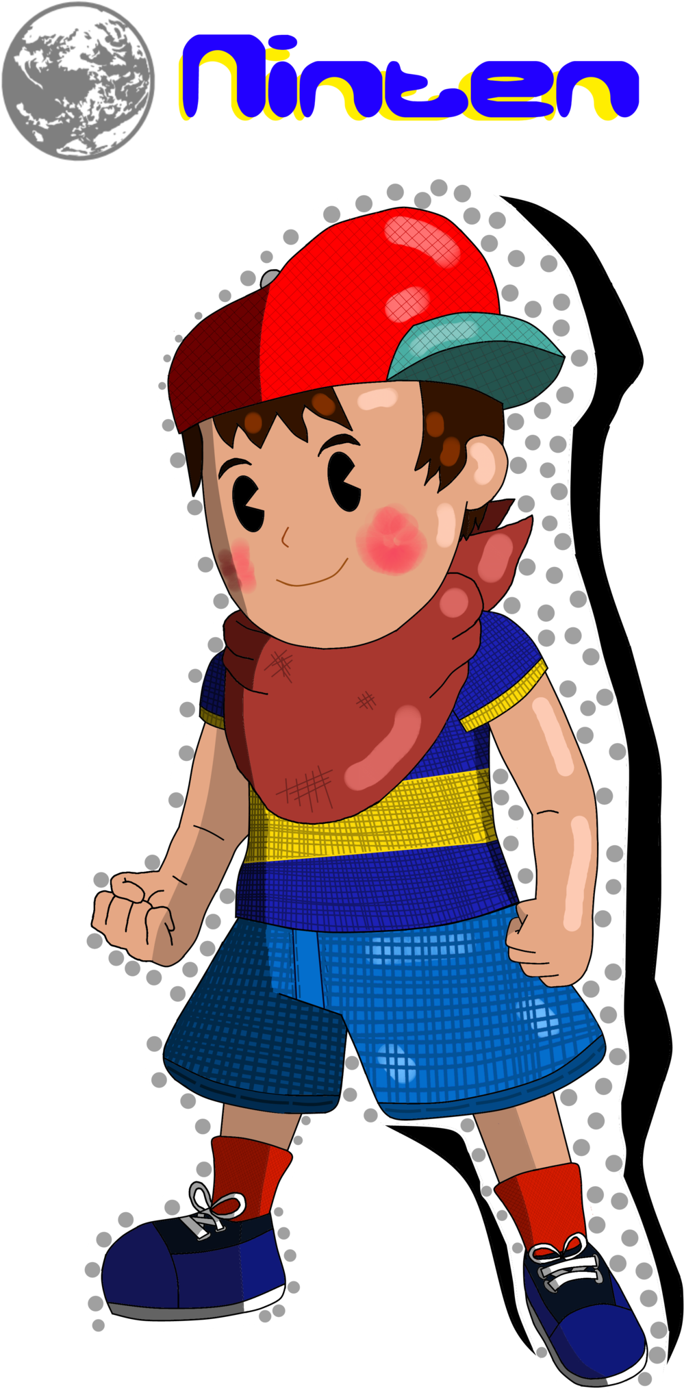 Ninten By 4eyez95 - Mother (1024x2053)