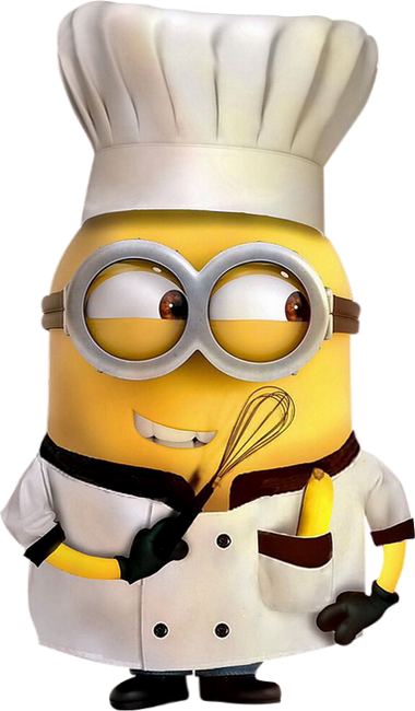Minion Cuisinier - Chef Minion (380x650)