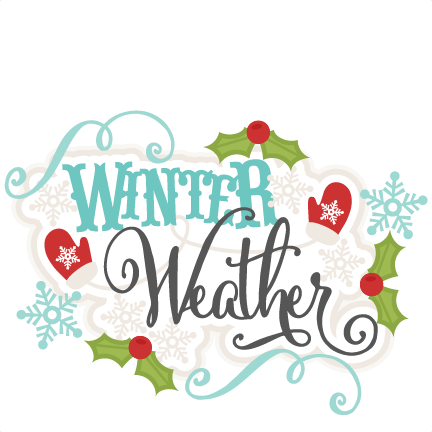 Winter Weather Svg Scrapbook Title Winter Svg Cut File - Scalable Vector Graphics (432x432)