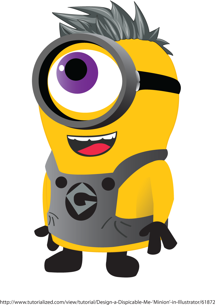 Minion Photos Aminudin - Minion Mohawk (858x1208)