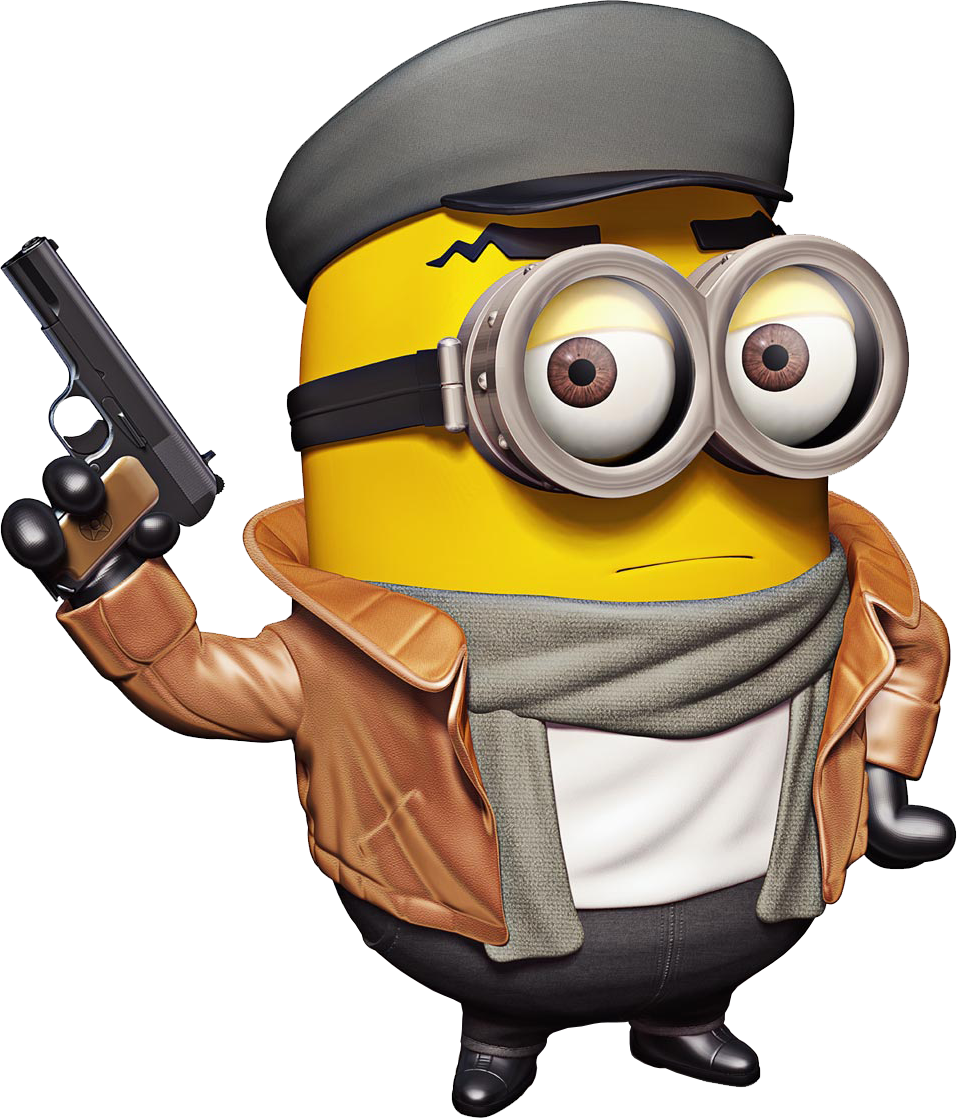 Suficiente Minions Png - Minions With Gun (957x1118)
