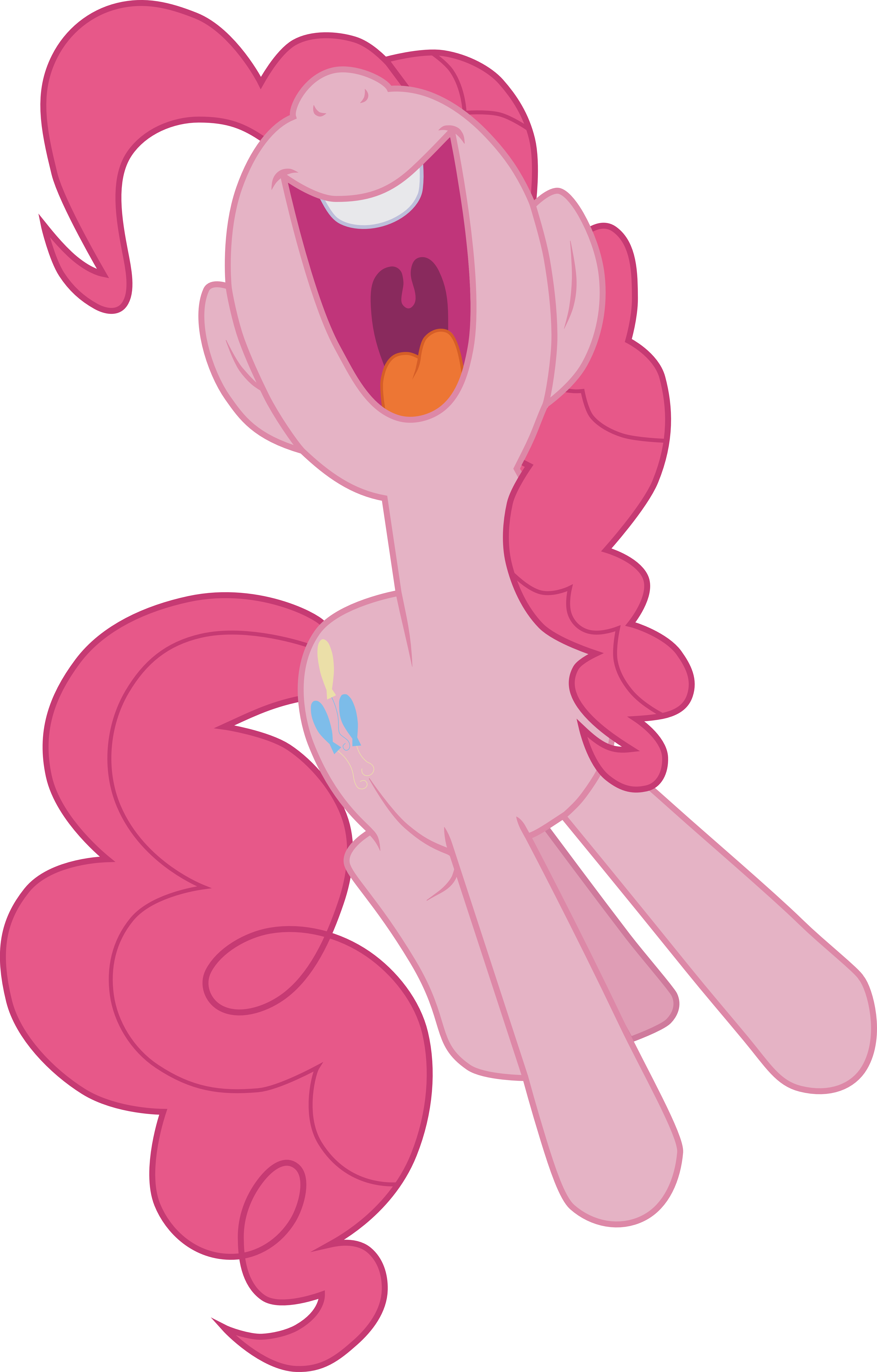 Pinkie Pie Yelling Kumquat By Chrzanek97 - Qumqat Pinkie Pie (4412x6903)