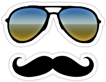 Aviator - Sunglasses - Png - Worlds Best Dad Certificate (375x360)