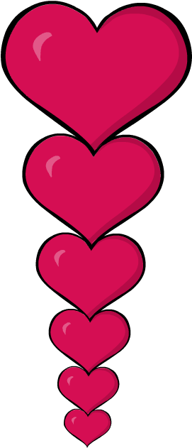 Valentines Day Hearts Clipart Transparent - Valentine Border Clip Art (600x630)