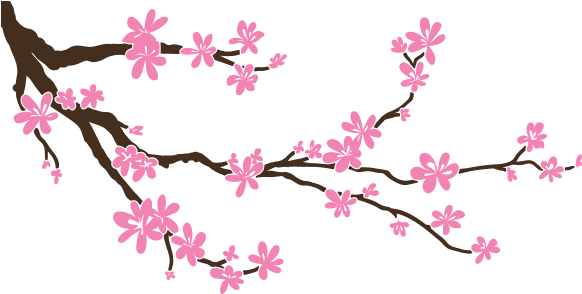 Vinilos Rama Rbol Con Flores - Love Bird Clip Art (650x650)