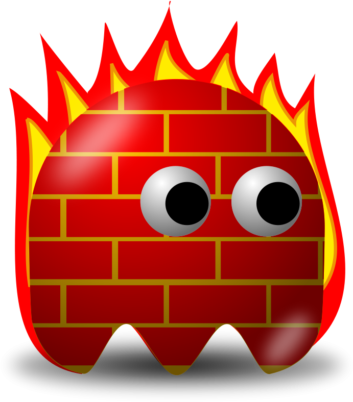 Firewall Medium 600pixel Clipart, Vector Clip Art - Fire Wall (800x800)