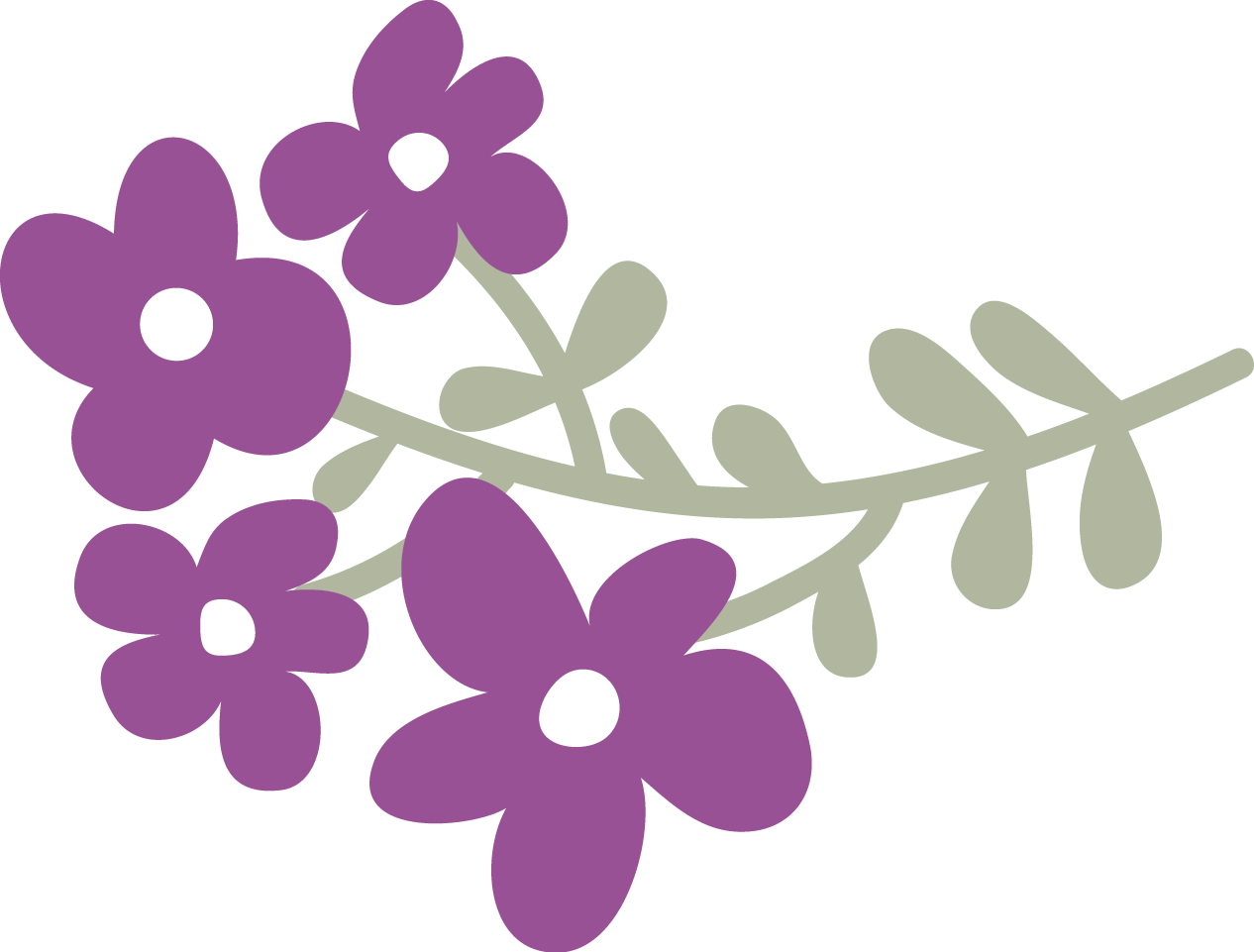 Estaría Encantada De Leer Sus Comentarios ♥ - Dibujos De Flores Con Fondo Transparente (1266x961)