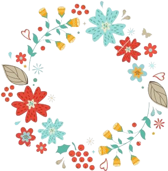 Watercolor Flowers, Corona, Watercolor Painting, Christening, - Floral Wreath Free Vector (380x400)