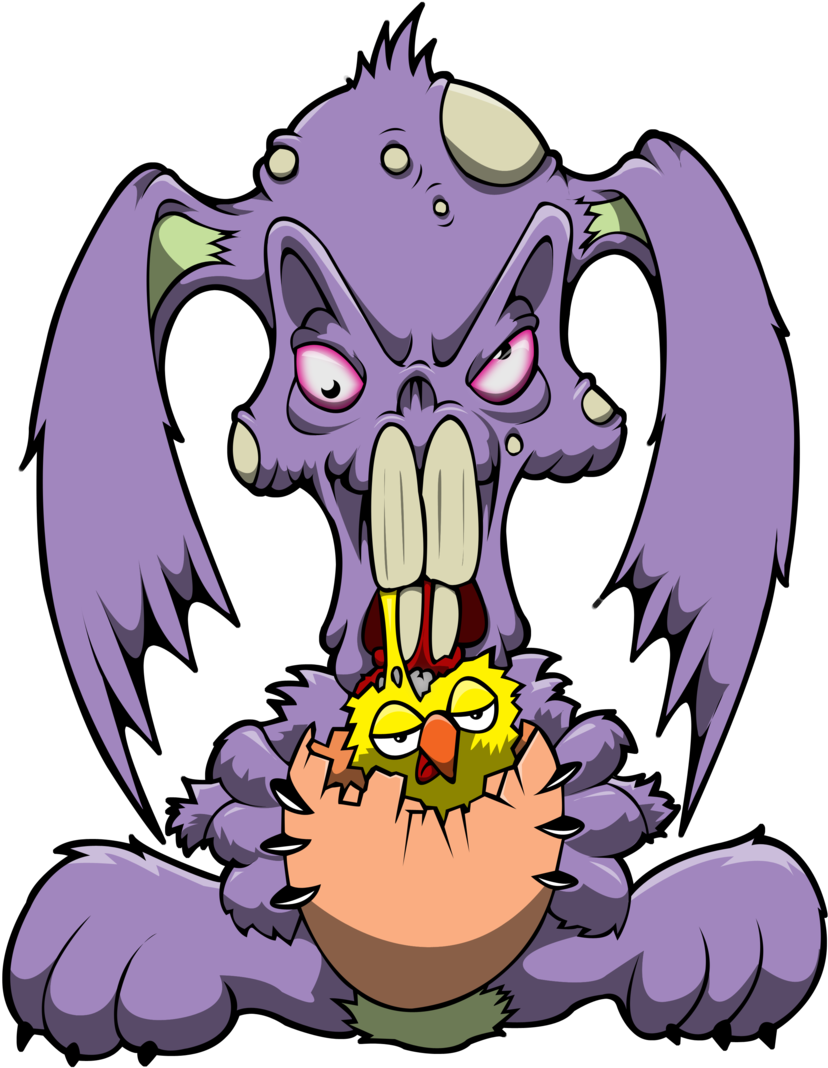 Zombie Bunny Loves Brains By Yayzus - Cartoon Zombie Bunny (900x1158)