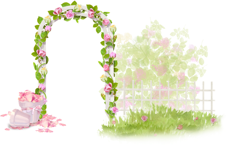 Imágenes Para Photoscape, Photoshop Y Gimp De Flores - Arco De Flores Png (800x524)