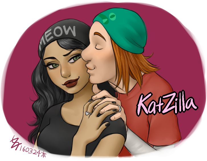 Oc Bh6 Big Hero 6 Fred Fred Zilla Kat Katzilla Zsart - Girl (810x634)