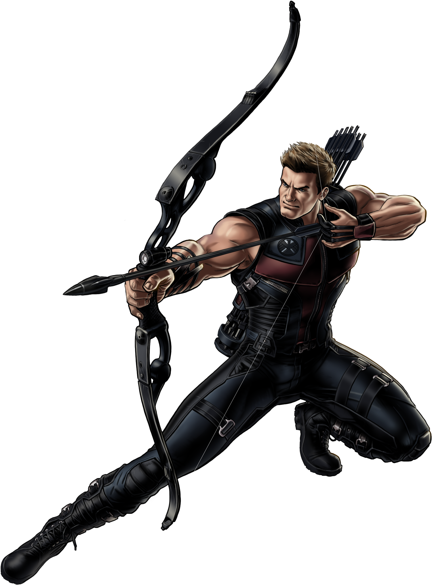 Hawkeye-b 3 Portrait Art - Hawkeye-b 3 Portrait Art (1621x2118)