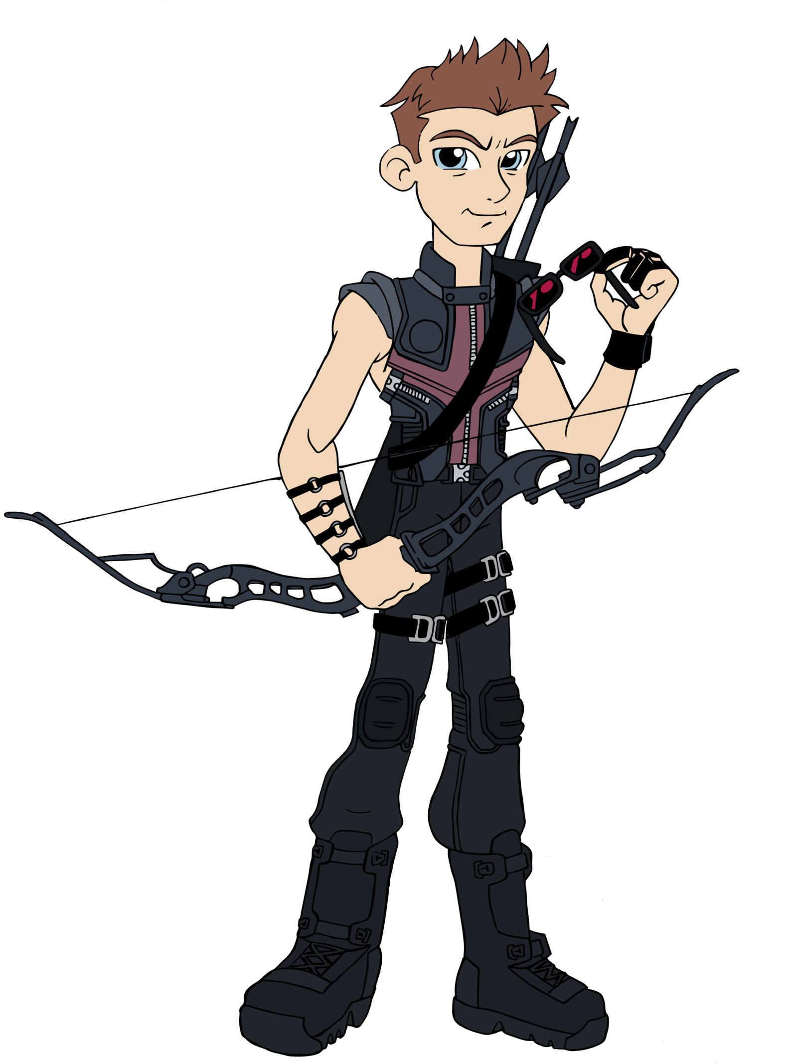 Hawkeye By Edcom02 - Equestria Girls Marvel (1600x2254)