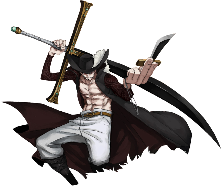Dracule Mihawk By Dianaluc - One Piece Mihawk (900x755)