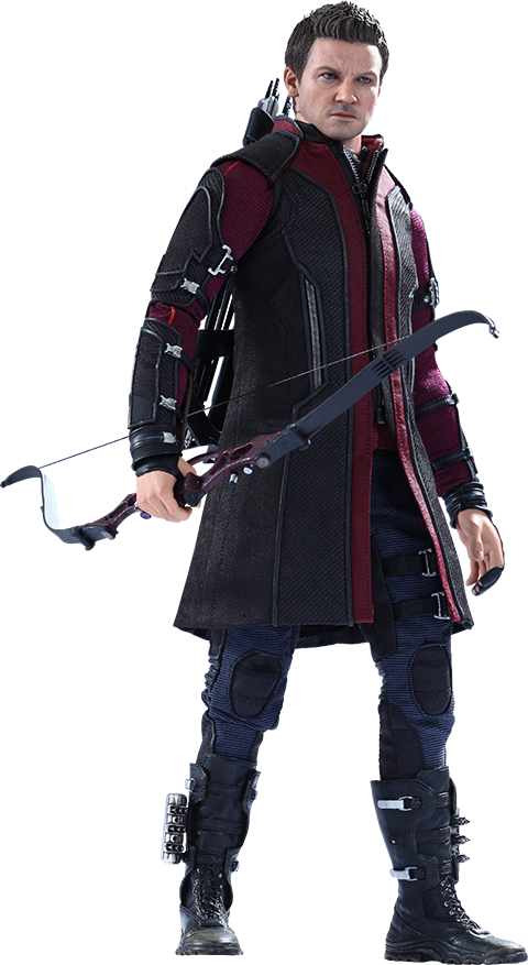 Hawkeye Png Transparent Image - Hot Toys 1:6 Scale Avengers Age (480x877)