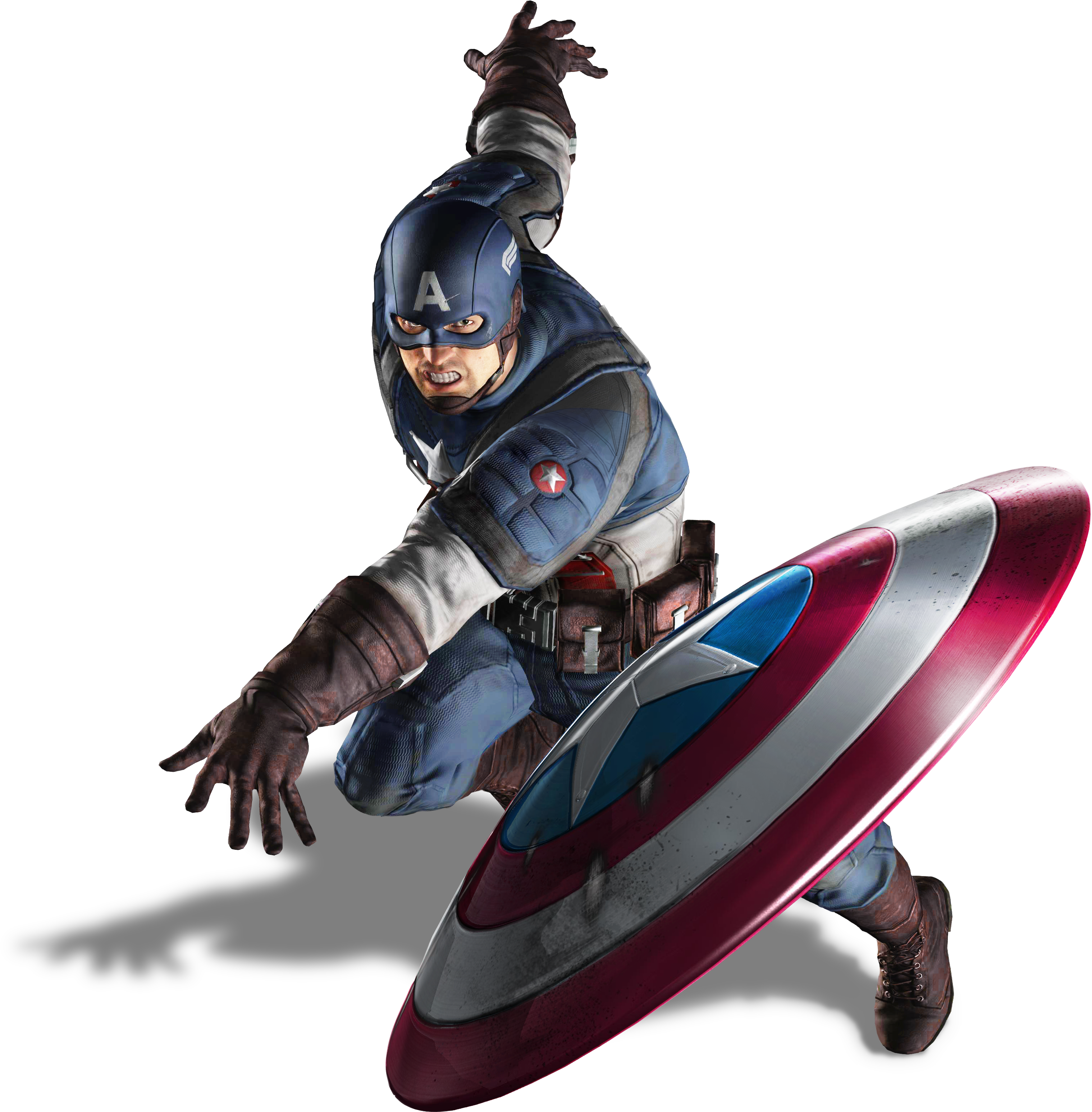 Super Soldier Hulk Nick Fury Black Widow - Captain America Shield Throw (3037x3092)
