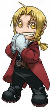 92k Gaara 12 May 2007 - Edward Elric Chibi Png (350x400)