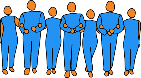 "once We Came Across Imprivata And Found It Would Integrate - Cartoon People Linking Arms (489x270)