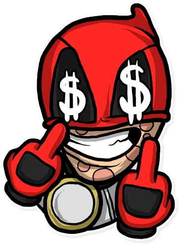Deadpool Sticker Pack - Sticker (512x512)