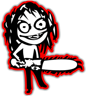 Ozzy Chainsaw Sticker - Ozzy Osbourne (347x350)