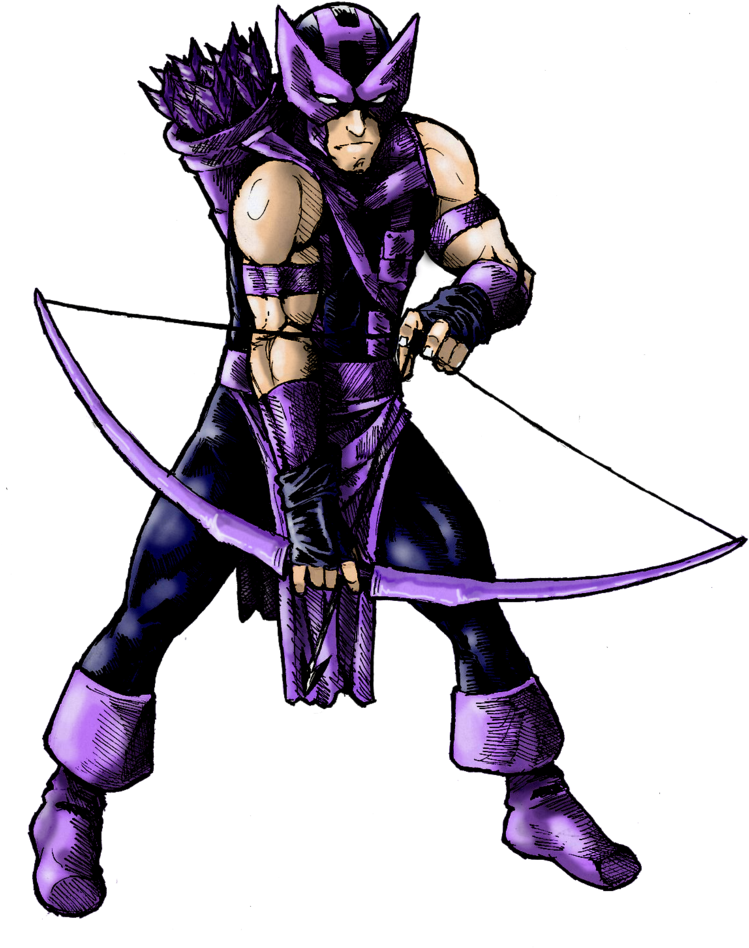 Hawkeye By Rayluaza - Hawkeye Comic Transparent (809x986)