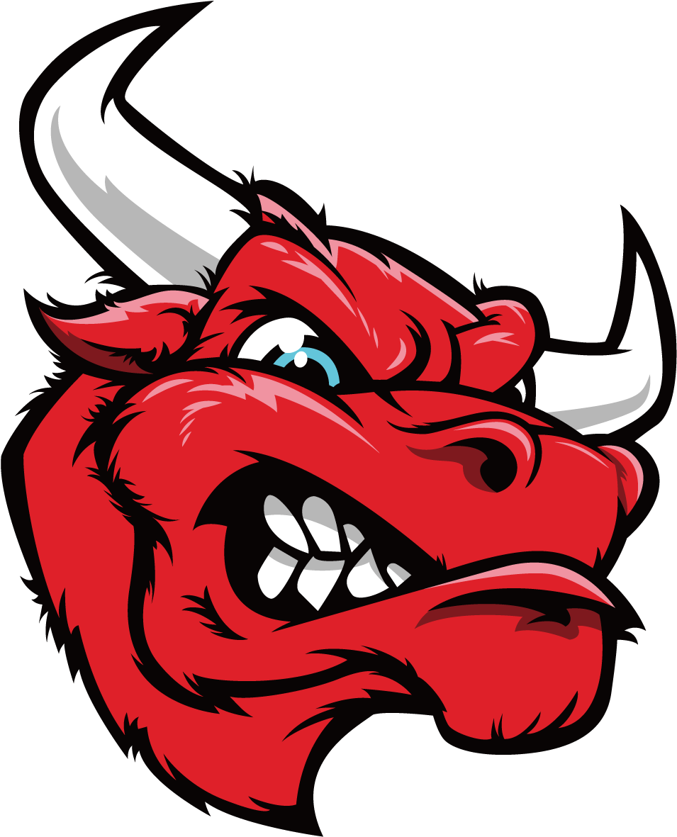 Red Bull Sticker Decal Cattle - Angry Red Bull (1276x1276)