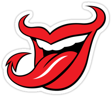 Lips Sticker Collection - Evil Lips (375x360)