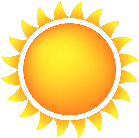 Summer Hours Now In Effect - Sun Cloud Clipart (640x480)