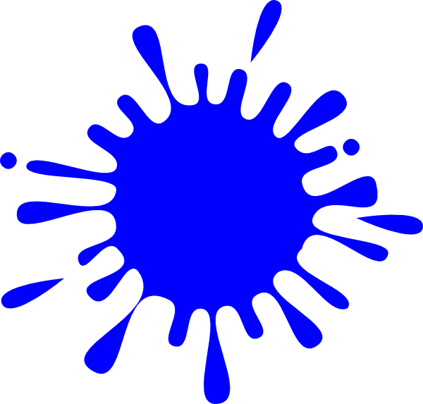 Dark Blue Splash Ink Svg Clip Arts 600 X 573 Px - Green Paint Splat (600x573)