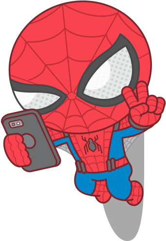 Homecoming Sticker - Imagenes De Spiderman Como Emoji (512x512)