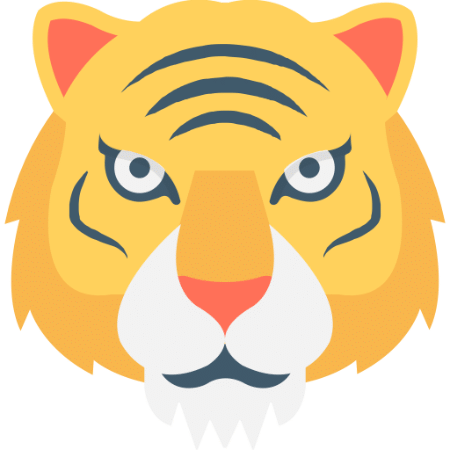 Best Golf Tips - Tiger Animal Icon Png (450x450)