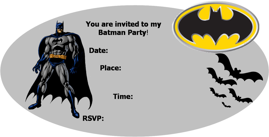 Batman Birthday Invitations With Chic Baby Shower Invitation - Free Printable Batman Invitations (1100x631)