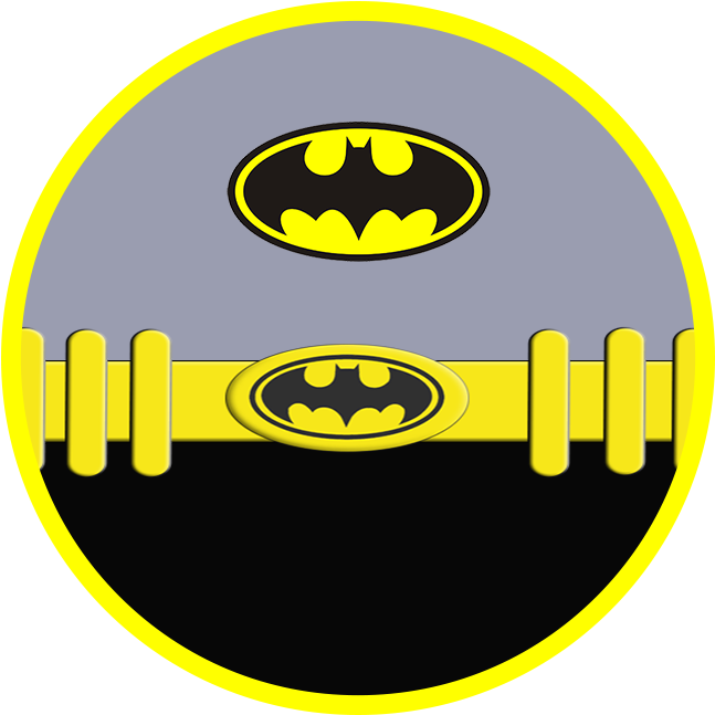 Toppers O Etiquetas Para Imprimir Gratis De Batman - Topper Batman (673x673)