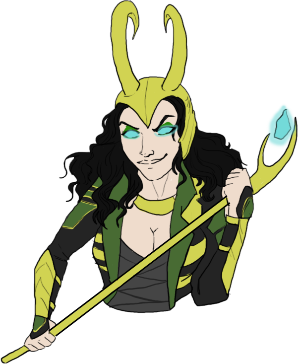 Wol Loki By Spellplague - Cartoon (603x733)