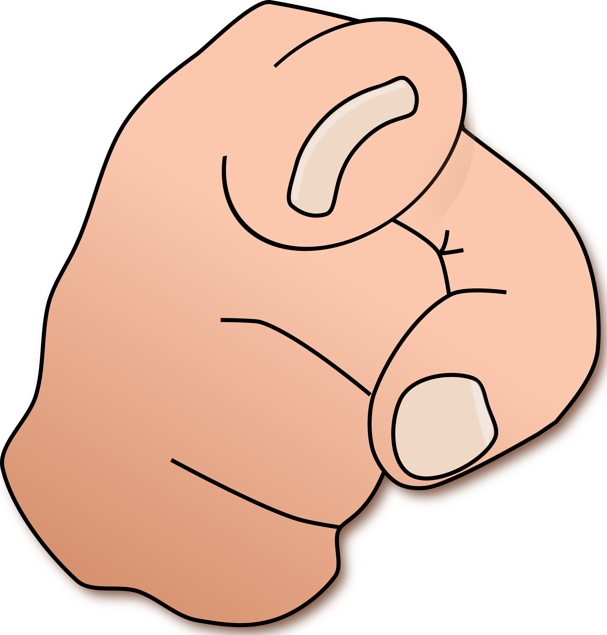 Pointing Finger Clipart - Finger Pointing At You Clipart (2293x2400)