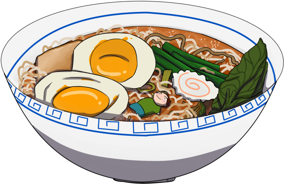 Ramen Girl By Lamianlife - Digital Art (1091x732)