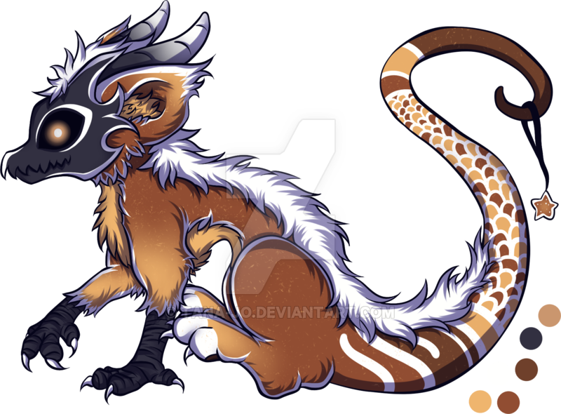 Loki Baby Dragon Gingerbread Closed By Tana-jo - Cartoon (800x590)