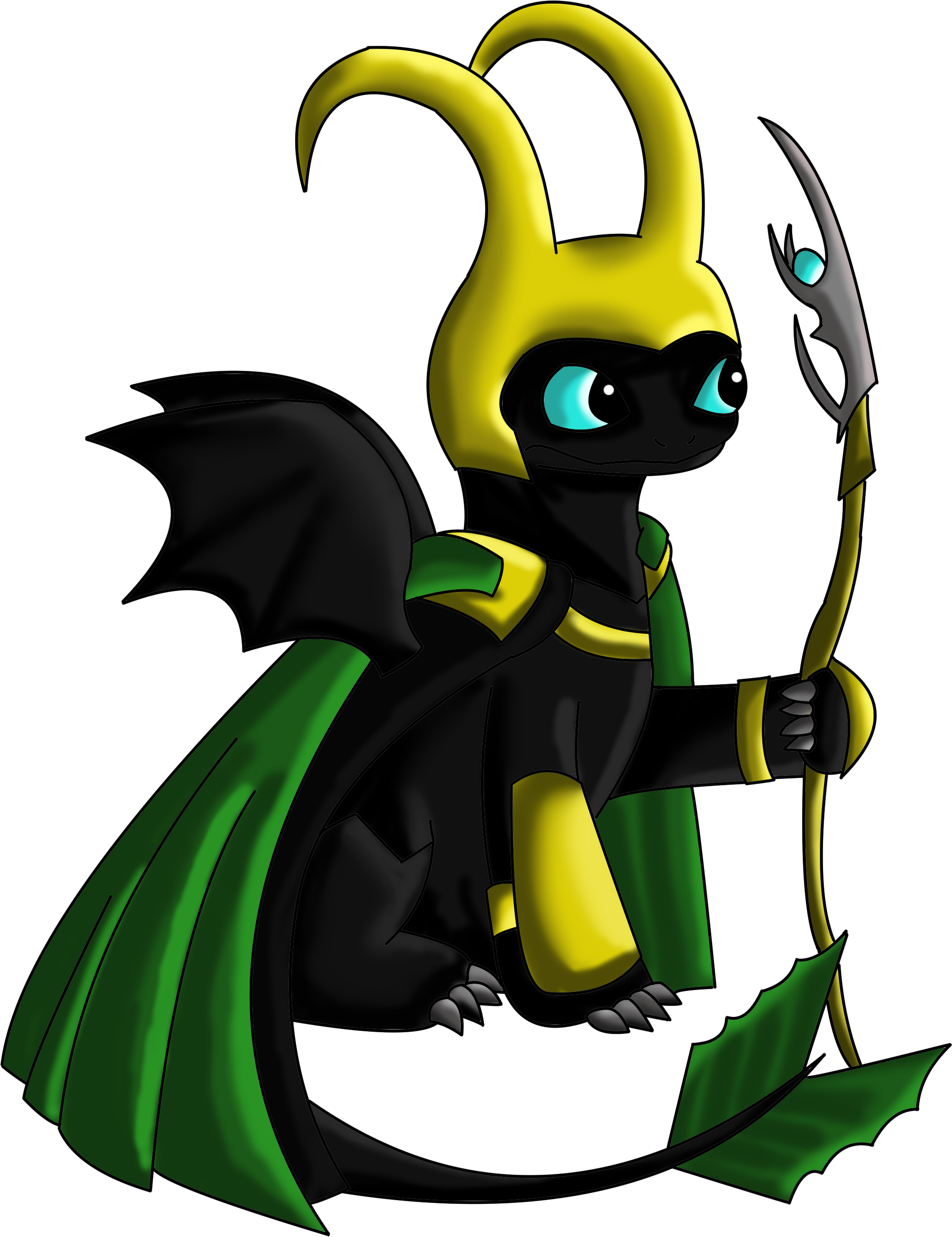 My Body Is Ready Loki - Cartoon (2256x2832)