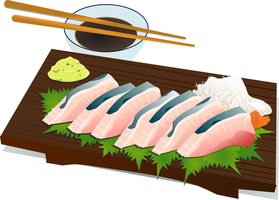 Similar Images For Raw Fish Cliparts - Japanese Food Clip Art (960x689)