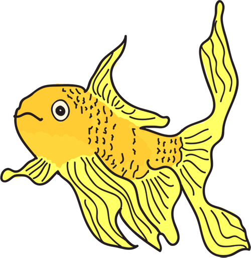 Mascot Goldfish Blurb Mascot Goldfish - Pet Store (500x513)
