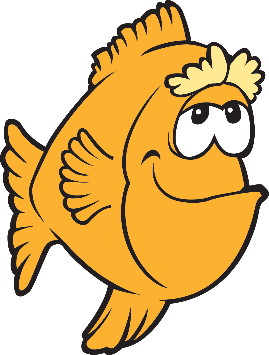 Goldfish1 - Peces De Mar Dibujo (1123x1482)