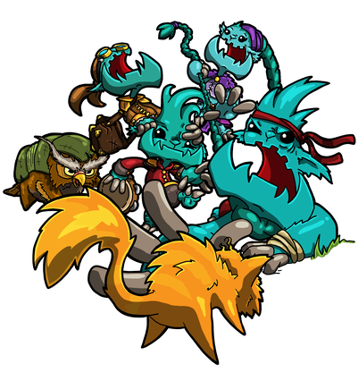 A Mad Scrap In An Arena To Entertain A Madder Matriarch - Cartoon (431x434)