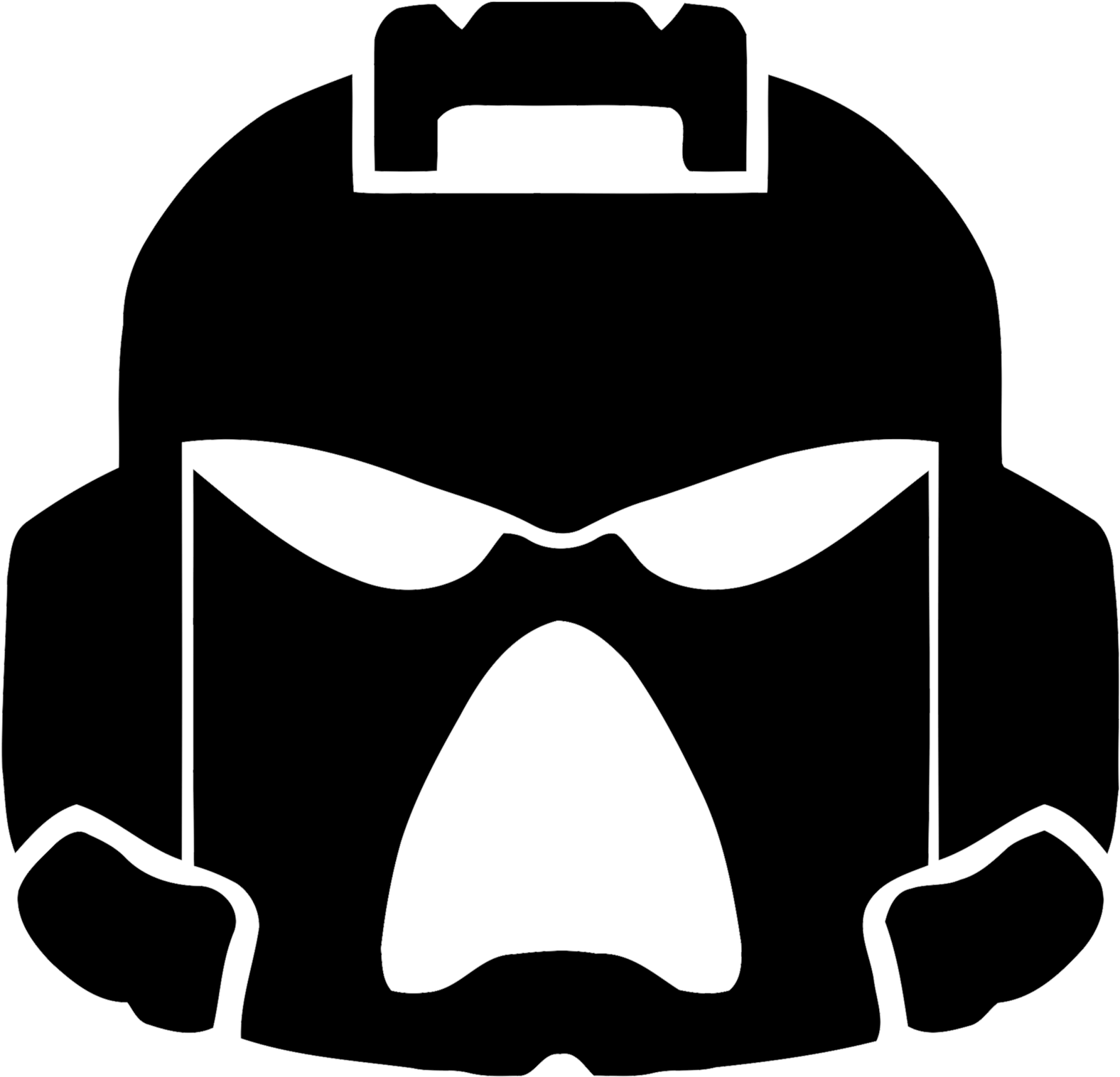 Space Marine Trooper Helmet By Topher147 Space Marine - Space Marine (1600x1600)
