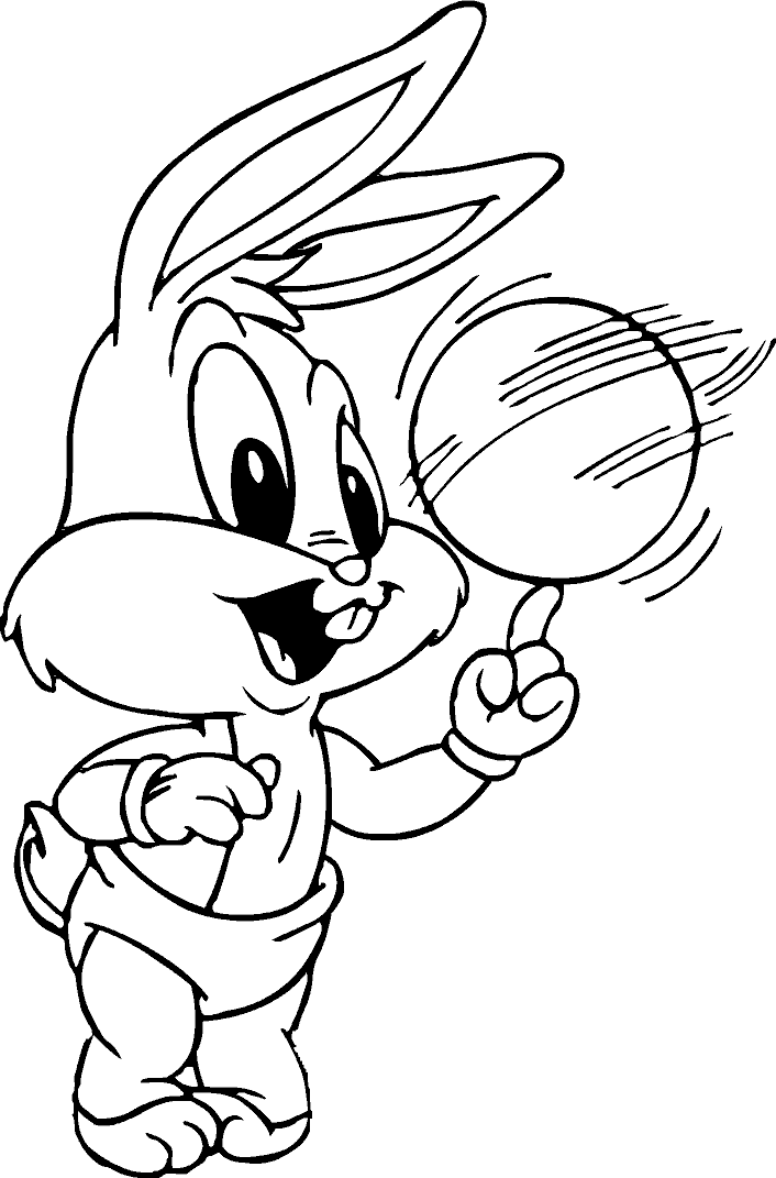 Baby Looney Tunes Coloring Pages - Babylooney Toons Coloring Pages (706x1071)