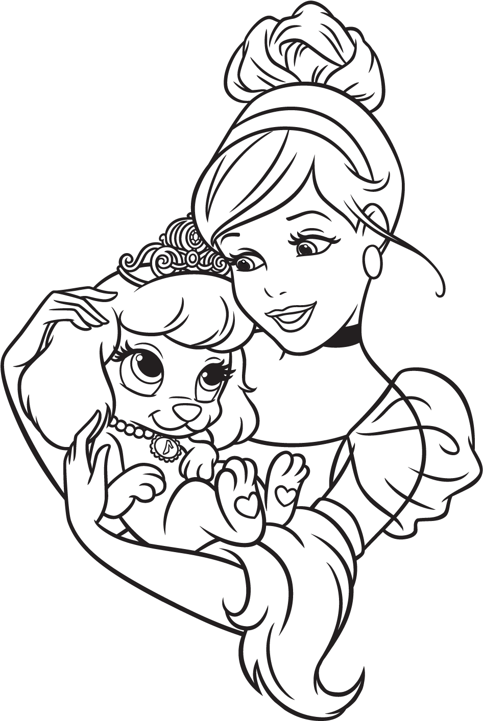 96 Free Palace Pets Coloring Pages - Palace Pets Coloring Pages (1004x1447)