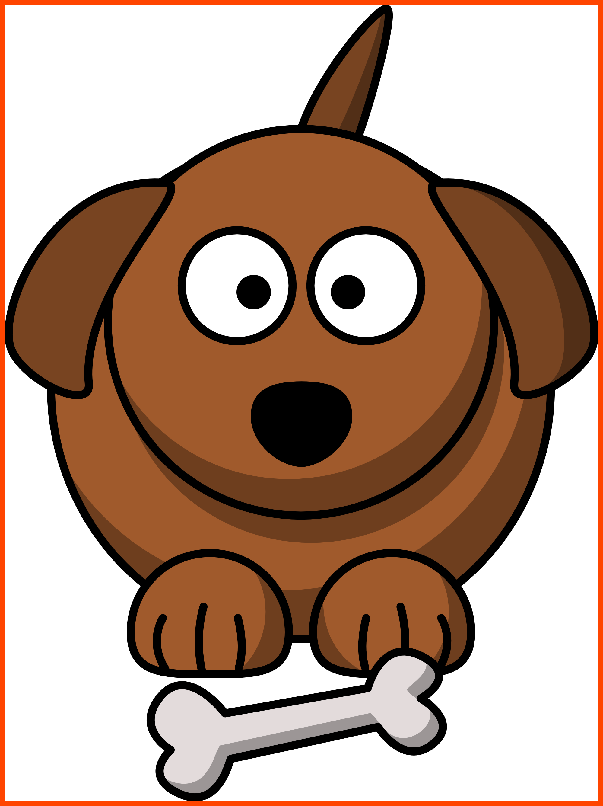 Dog Cartoon Dog Cartoon Sketch Astonishing Dog Cartoon - Dog Clipart Png (1999x2670)