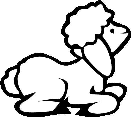 Free Coloring Pages Of Lamb - Baby Sheep To Draw (564x800)